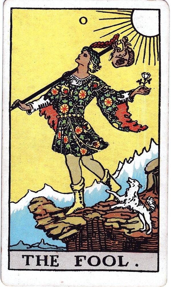 The Fool from the original 1909 printing